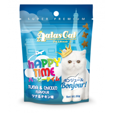 Aatas Cat Happy Time Bonjour Tuna & Chicken 60g (4 Packs)